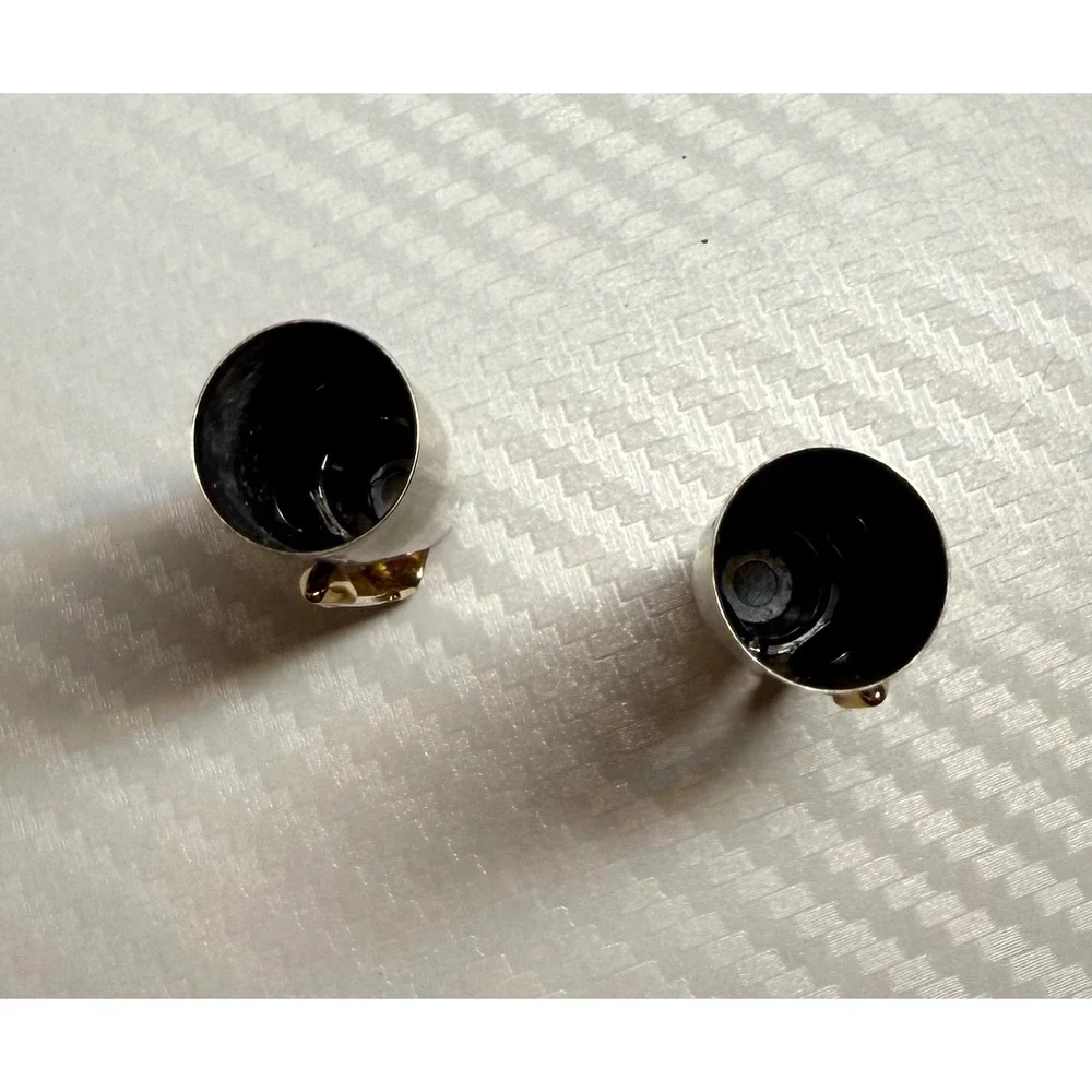 Parker 45 Pen Caps Set of 2 Good Lustraloy Stainless Gold Filled Clip USA